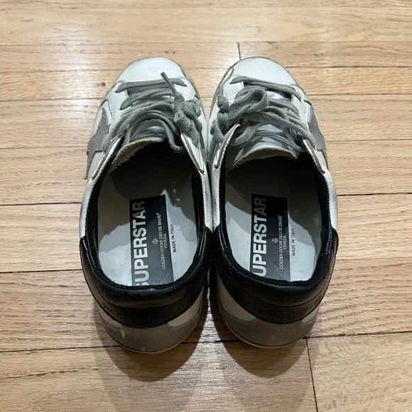 Golden Goose White and Gray Sneakers - Picture 3 of 8